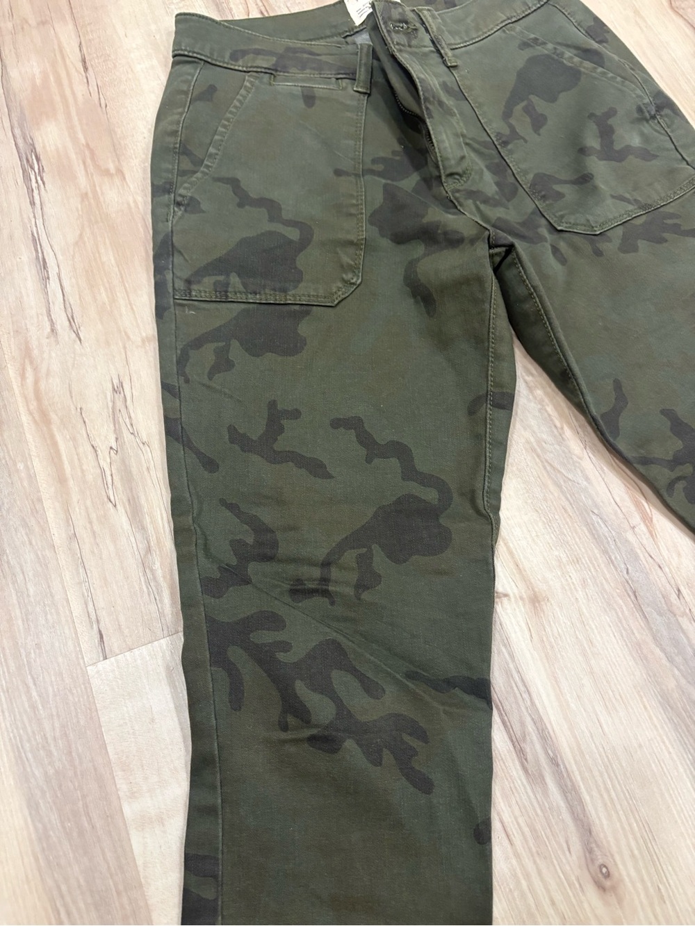 Women’s Olive Green Camo Pants